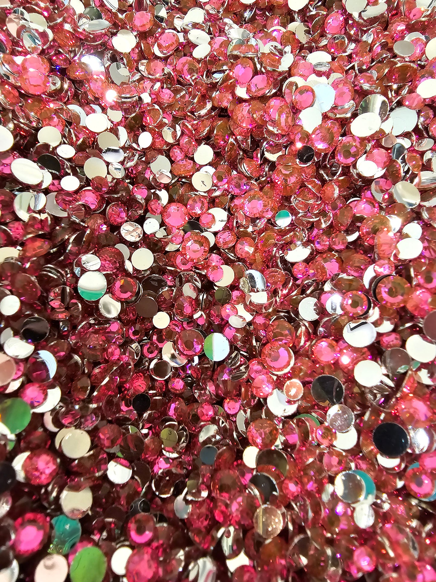 Light Rose Resin Rhinestones