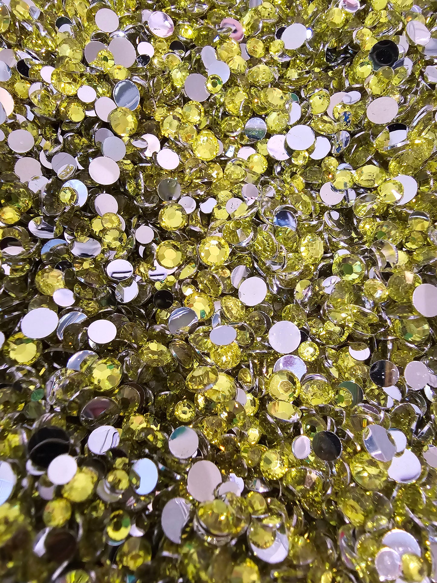 Citrine Resin Rhinestones