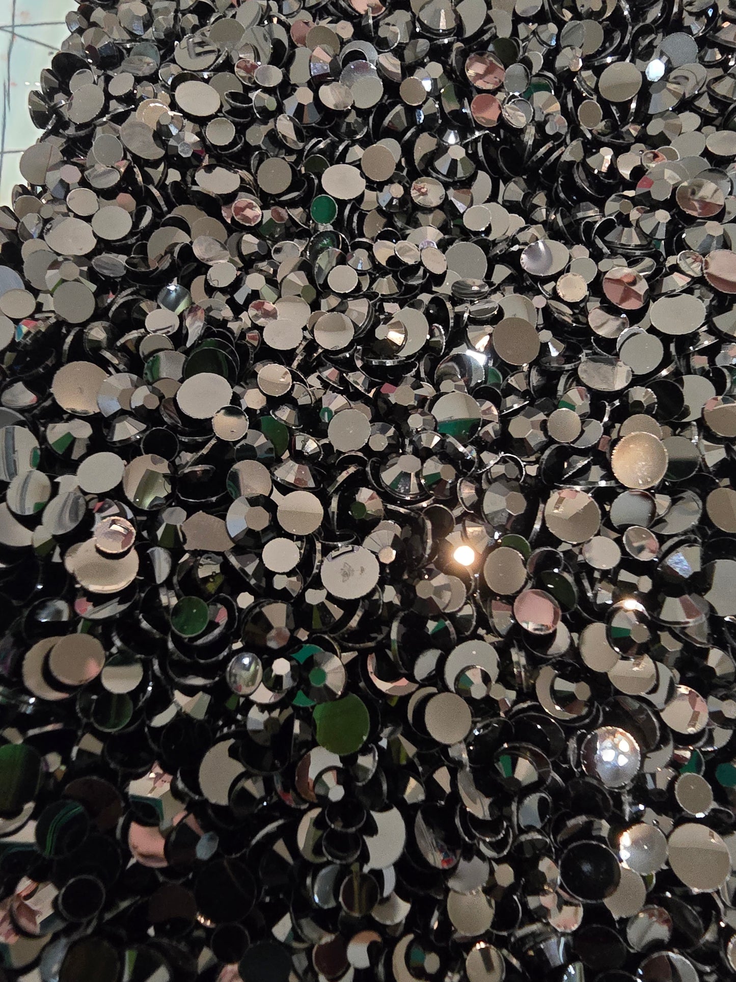Black Resin Rhinestones