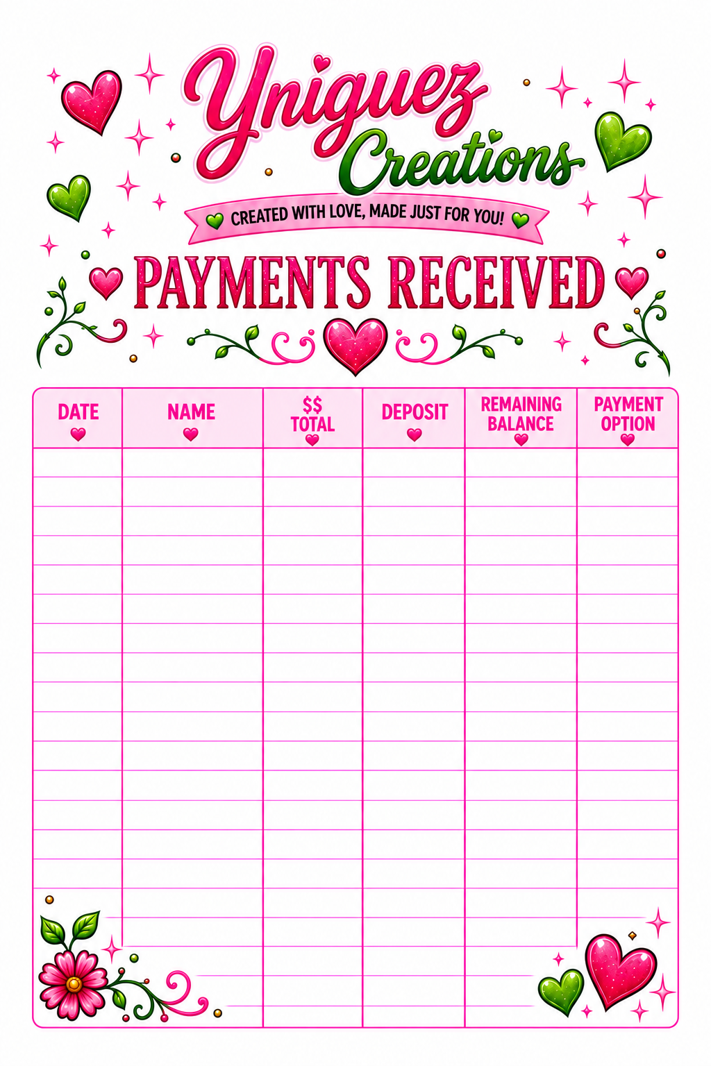 Payment Hard cover Notebook