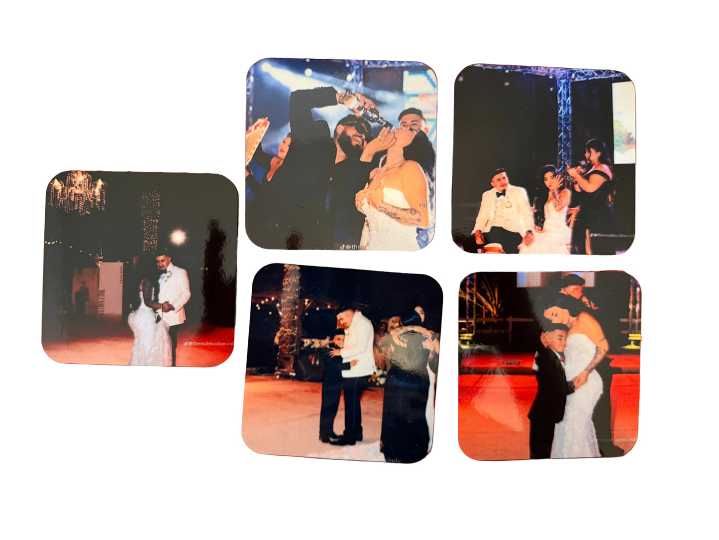 6 piece 3x3 fridge magnet