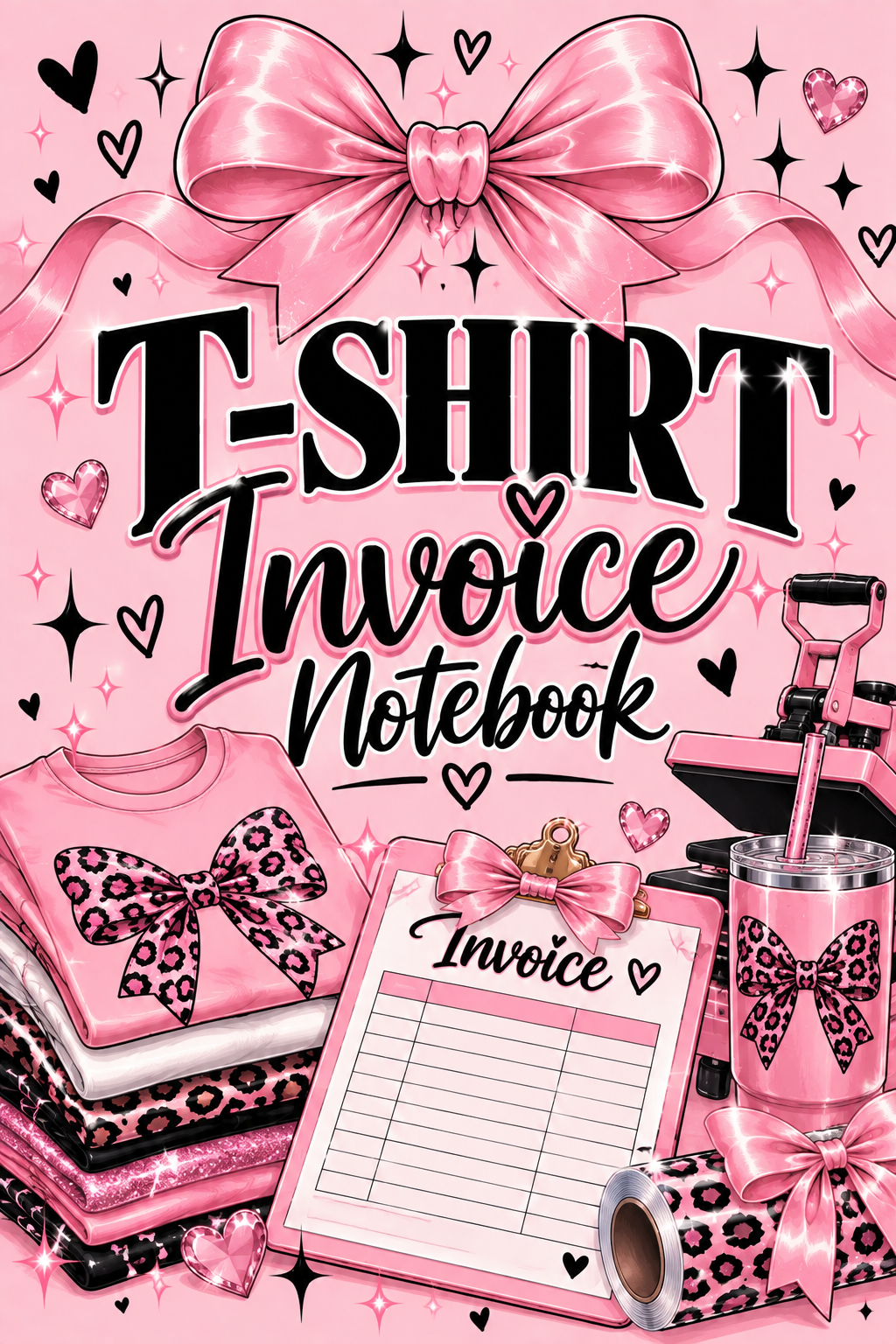 T-shirt invoice notebook