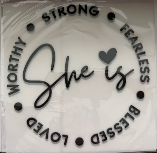 She is strong, fearless