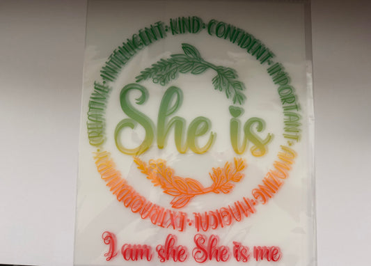 She is