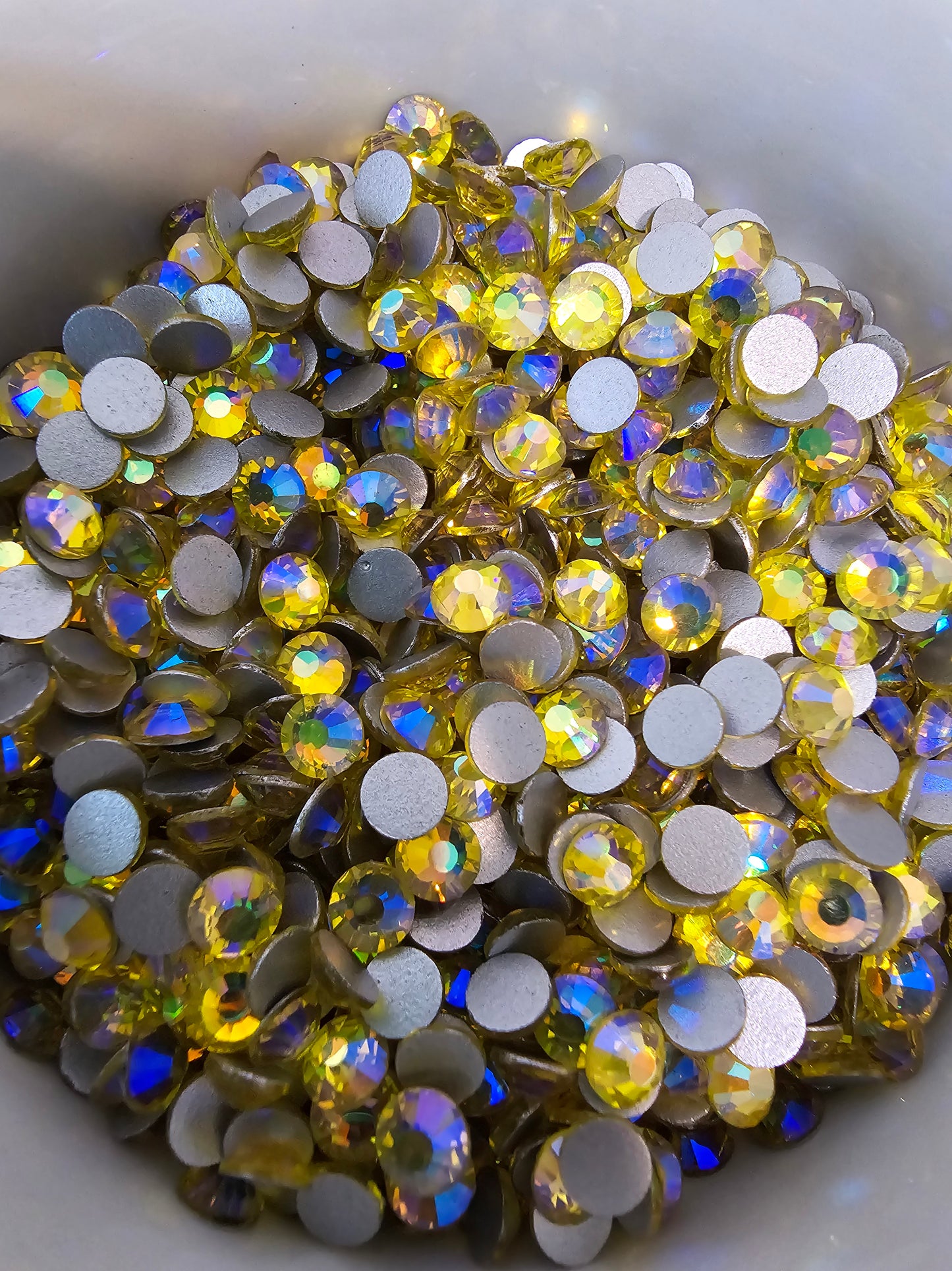 Citrine AB Glass Rhinestones