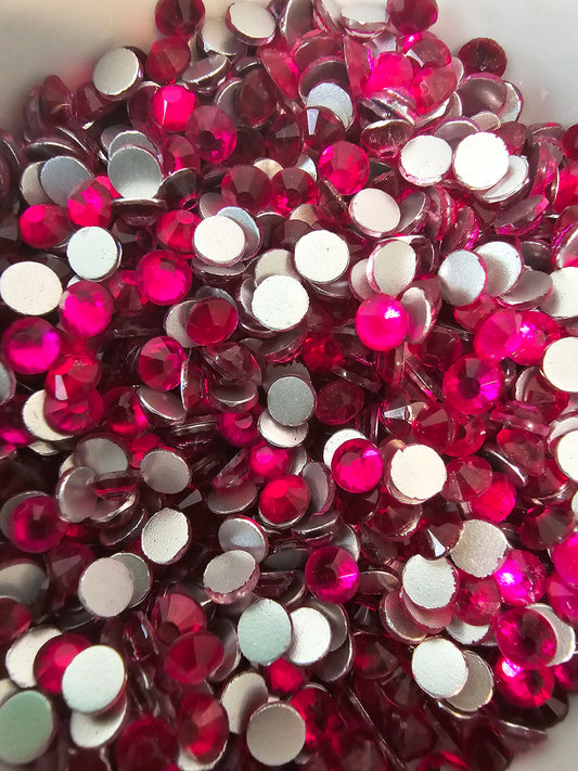 Rose B Glass Rhinestones