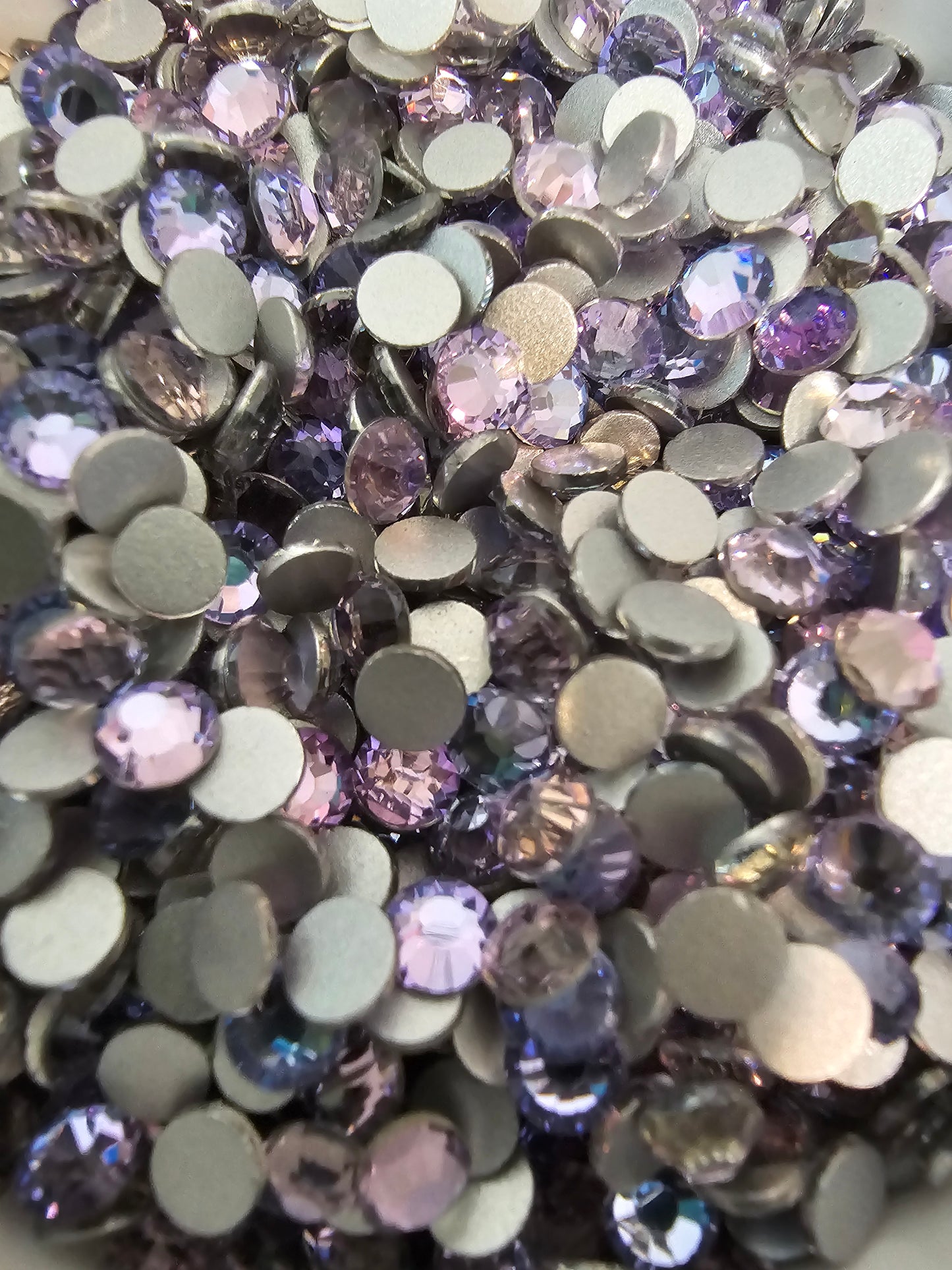 Air Violet Glass Rhinestones