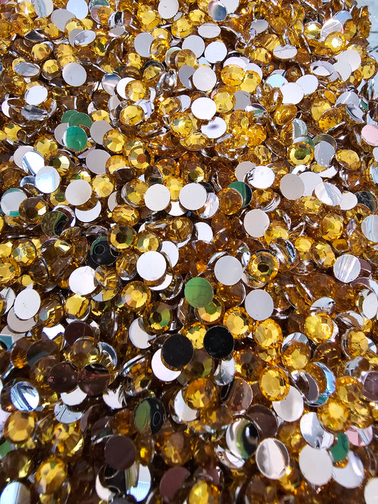 Topaz Resin Rhinestones