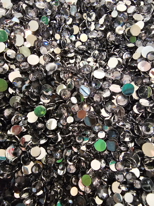 Black Diamond Resin Rhinestones