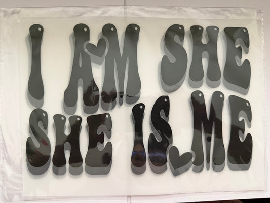 I am she, she is me