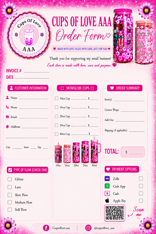 Customized notepad 1/2 sheet