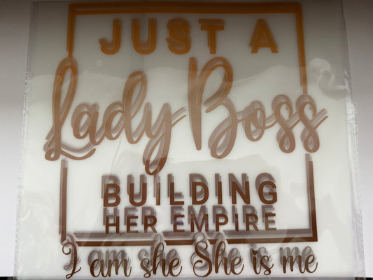 Just a lady boss