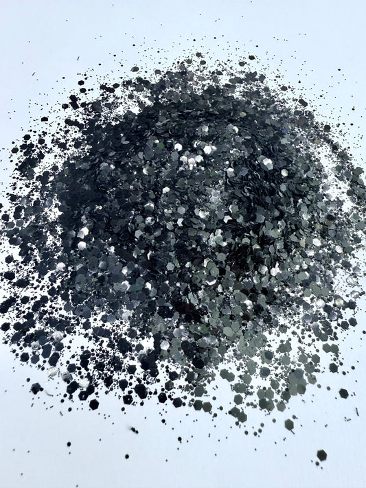 Midnight chunky glitter-2oz