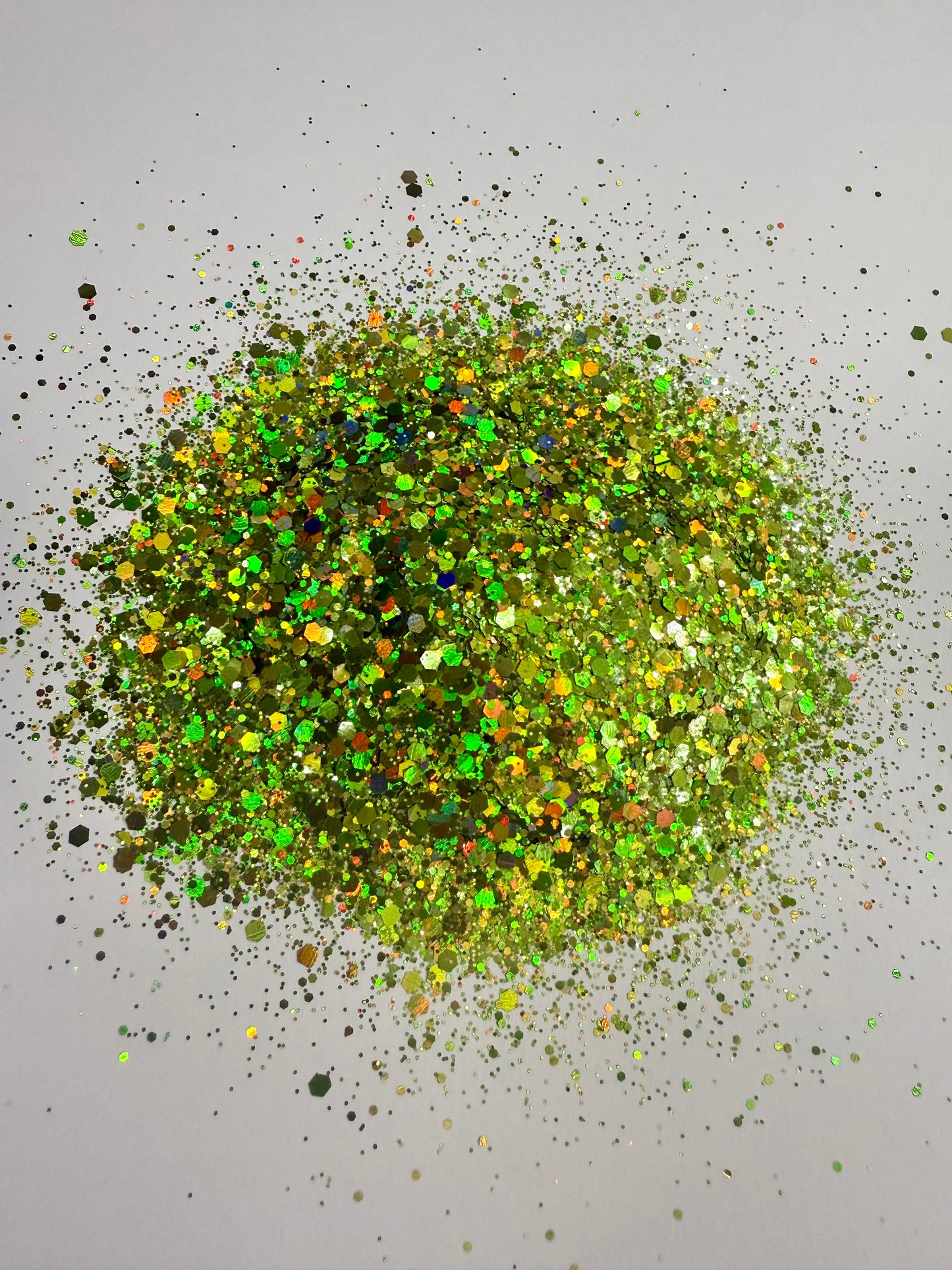 Lime Flash chunky glitter-2oz