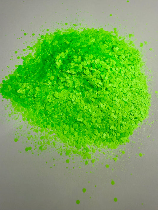 Lime chunky glitter-2oz